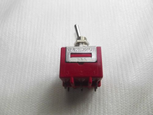 C&amp;k 9201 power toggle switch lever  lock - new for sale