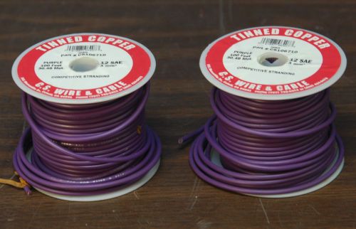 ~150 Feet of CS Wire Cable Tinned Copper 12 Gauge SAE CS106710