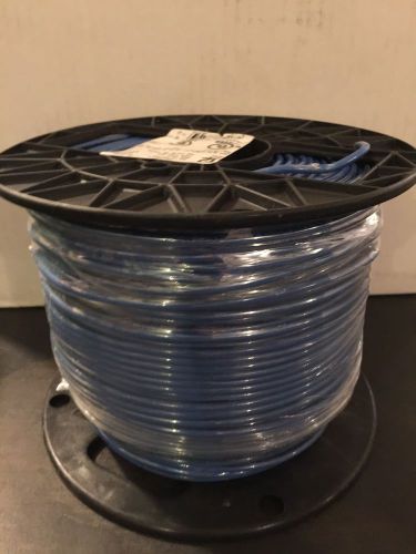 12 AWG Solid Copper THHN Wire 500&#039; Spool Blue