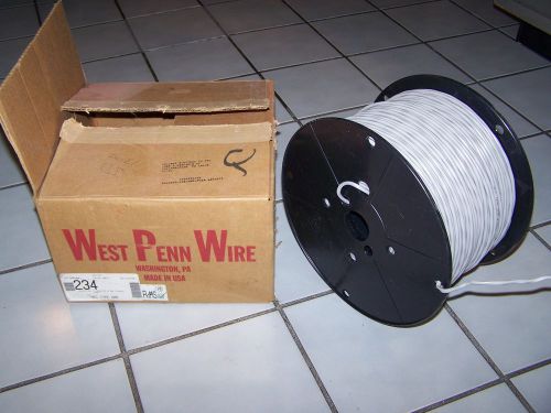 18 AWG Stranded 3 Conductor Spiral Jacketed 1000 ft roll new West Penn Wire