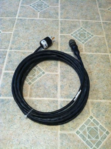 New 30ft military power cable 115v 15a nema 5-15p to 3 pin female ms3106a16-10s for sale