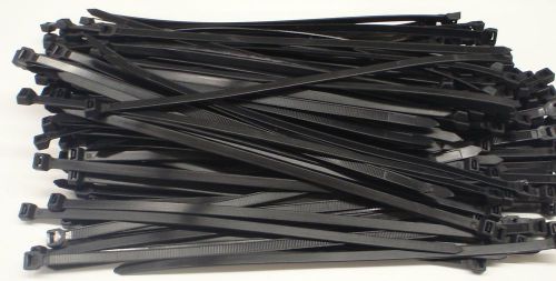 100PC ZIP TIE CABLE WRAPS 24&#034; LONG 1/2&#034; WIDE 175LBS BLACK 12X600