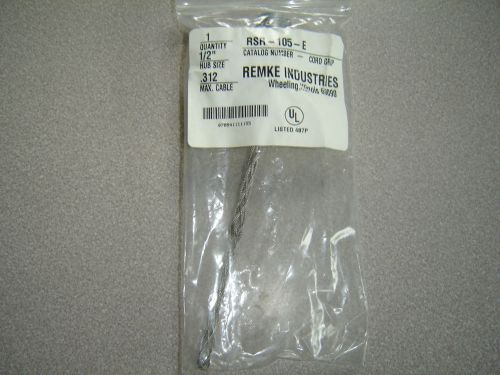 Remke Industries Cord Grip RSR-105-E 1/2&#034; Hub max cable 0.312&#034;