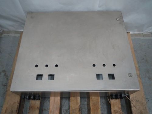 Eurobex 5412-ess control box stainless 30x36x8in electrical enclosure b203878 for sale
