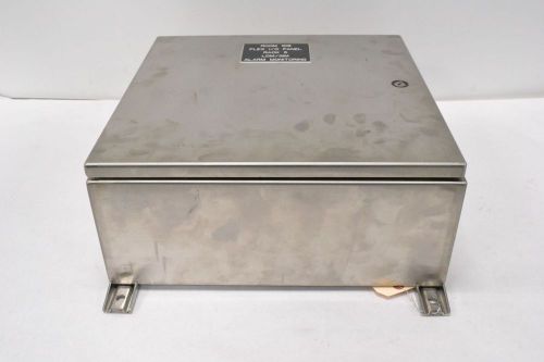 Hoffman csd16166ss wall-mount stainless 16x16x6 in electrical enclosure b282260 for sale