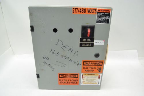 HAMMOND 2P20166 WALL-MOUNT STEEL 20X16X6 IN ELECTRICAL ENCLOSURE B249531