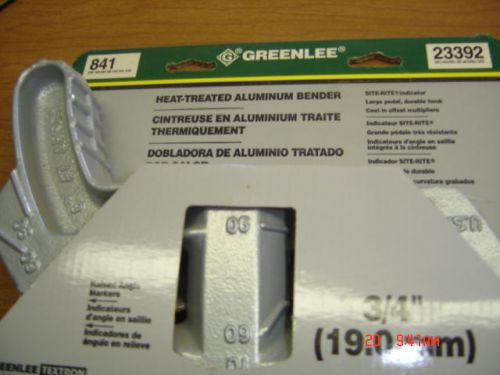 Greenlee heat treated aluminum bender nib 3/4&#034; 841 for sale