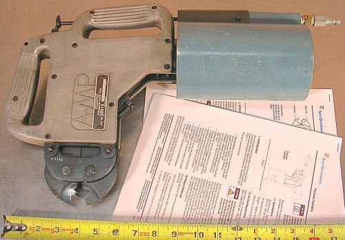 Amp inc., model no. 69015 pneumatic crimper with no. 48173 die head for sale