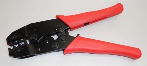 Quality ratcheting crimp tool for insulated terminals