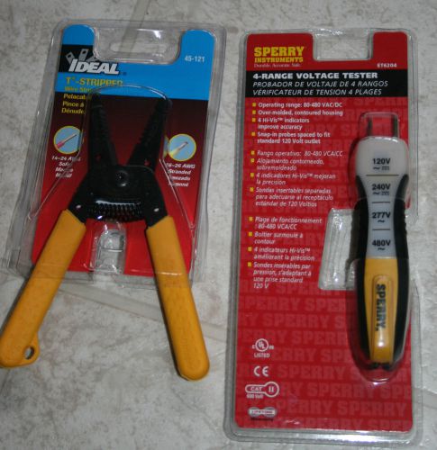 4-range voltage tester andwire stripper (new ) for sale