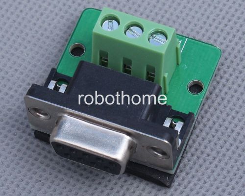 Db9-m3 db9 teeth type connector 3pin female adapter trust rs232 to terminal for sale