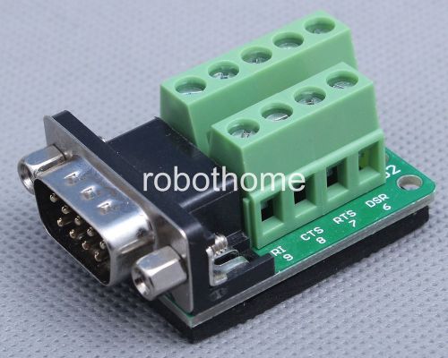 Db9-g2 db9 nut type connector 9pin male adapter trustworthy rs232 to terminal for sale