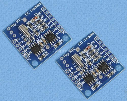 2pc I2C RTC AT24C32 DS1307 Real Time Clock Module for arduino