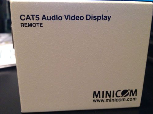 MINICOM CAT5 Audio Video Display REMOTE P/N: 1VS23011/R REV 1.3