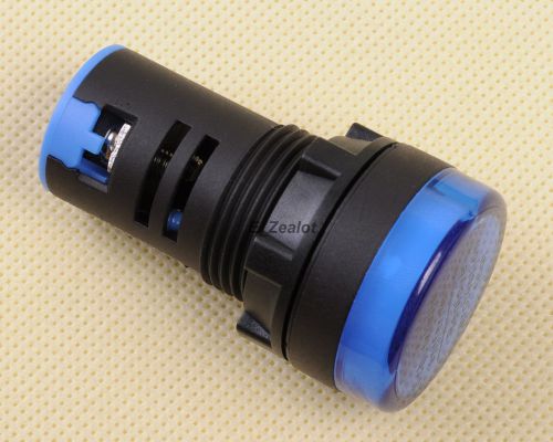Blue led indicator pilot signal light lamp dc 12v 22 mm hole for sale