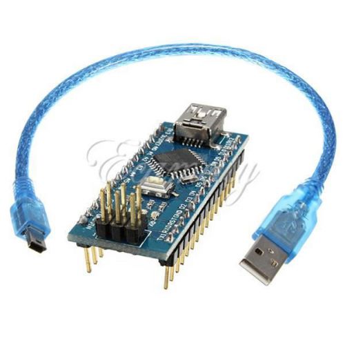 Arduino Compatible Nano V3.0 with ATmega328P Micro-Controller Board + USB Cable