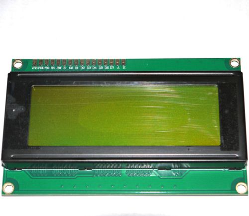 J204A 20x4 20 characters by 4 lines Yellow-Green LCD Module Hot Sale