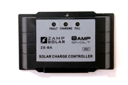 Zamp Solar 8 Amp 5 Stage PWM Solar Charge Controller - All Weather