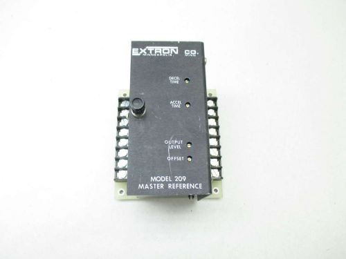New extron 209a master reference 0-6v-dc 0-6v-dc 1a amp dc motor drive d443195 for sale