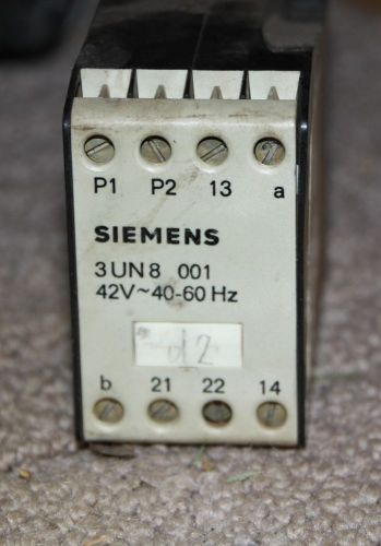 Seimens 3UN8 001 Thermal Motor Protection Unit Used Working Pull