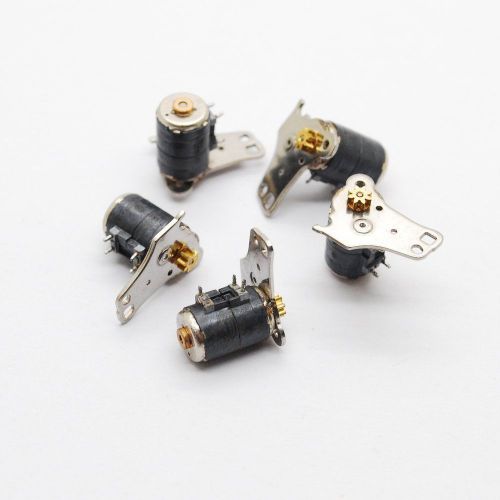 10pcs dc 3-5v metal dia 6mm 2 phase 4 wire stepper motor stepping motor for sale