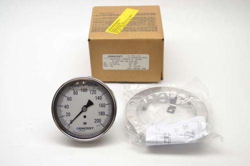 Ashcroft 35-1009-swl-02b-200#-xff duralife 0-200psi pressure gauge b396791 for sale
