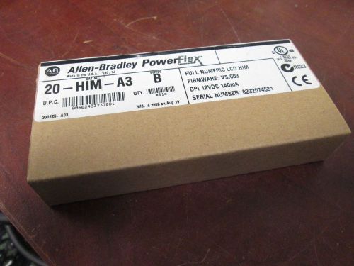 Allen-Bradley PowerFlex 70/700 Keypad 20-HIM-A3 Full Numeric LCD HIM New Surplus