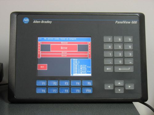 Allen Bradley 2711-K6C3 PanelView 600 Color/Keypad/DH-485/RS-232-Prt FRN 4.44
