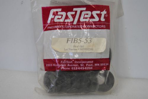 NEW FASTEST FIB5-53 SEAL SET NEOPRENE FOR PNEUMATIC CONNECTOR   (S8-2-50B)