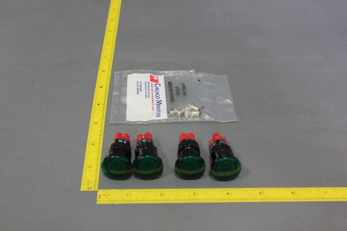 5 new deca red illuminated pushbutton switch d16 lmr1-1ab 24vdc 6a  (s2-1-12a) for sale