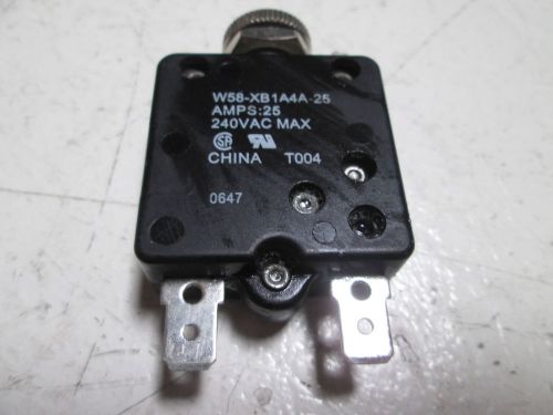 TYCO W58-XB1A4A-25 CIRCUIT BREAKER *NEW OUT OF BOX*
