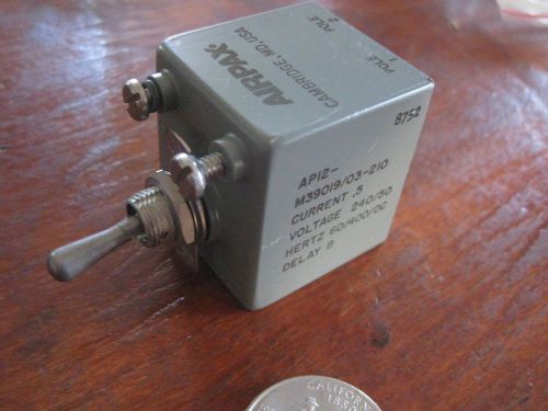 Airpax Circuit Breaker M39019/03-210  htf electronics Orig. Eq USA