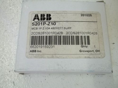 ABB S201P-Z10 CIRCUIT BREAKER *NEW IN A BOX*