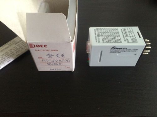 IDEC RTE- P2AF20 Electronic Timer Relay 100-240vac 11 pin