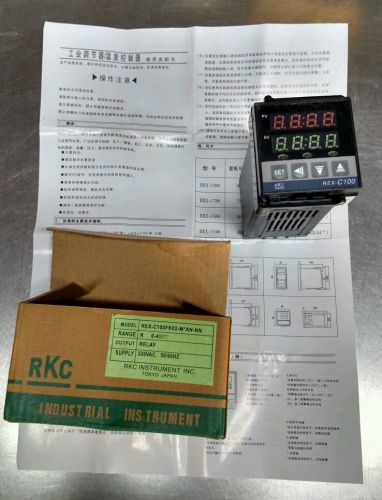 RKC REX-C100FK02-M*AN 100-240vac Temperature Controller