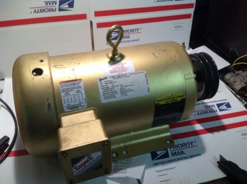 New baldor em3615t super e motor 5 hp 230/460 volt 3 phase 1750 rpm 13/6.5 amp for sale