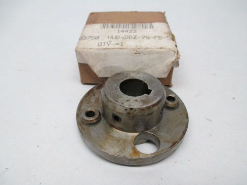 New rexnord 14423 6703750 hub-dbz-75-fb-5/8 5/8in bore coupling d304809 for sale