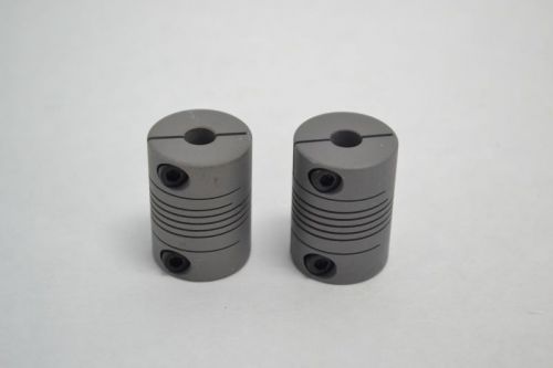 Lot 2 helical wac20-6mm-6mm ringspan flex shaft coupling po/96-5190 b258242 for sale