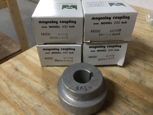 (4) Magnaloy Coupling M200 Hub 25MM x 8MM
