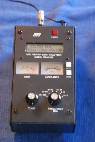 MFJ HF/VHF SWR ANALYZER MODEL MFJ-259B   SEE ALL PHOTOS