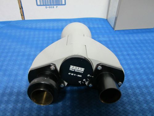Microscope part zeiss germany eyepiece holder incomplete  without oculars as is for sale
