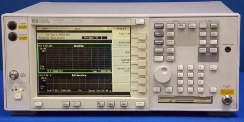 Agilent / hp e4406a  w/ opt: baf, vsa transmitter tester, 7 mhz - 4 ghz for sale