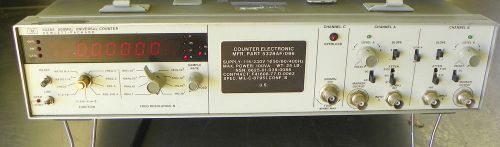 HP 5328A/E42 Universal Counter W/ oven oscillator--- XTRAS &amp; COVER--OPT.011