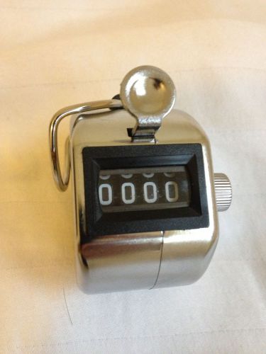 Manual 4 Digit Hand Tally Mechanical Palm Click Counter