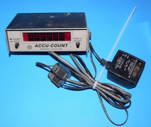 Accu-Count Electronic Counter with Sensor and Power Supply Martin Yale