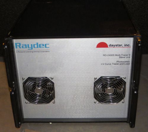 Raydec daystar rd-2400s slave unit -photovoltaic/iv curve tracer(#773) for sale