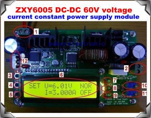 1 x sb-zxy6005 dc-dc module 60v dc cccv stabilized voltage supply voltage for sale