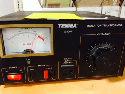 Tenma 72-1095 isolated volts meter 721095 transformer power unit *used working for sale
