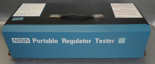 MSA Portable Regulator Tester III