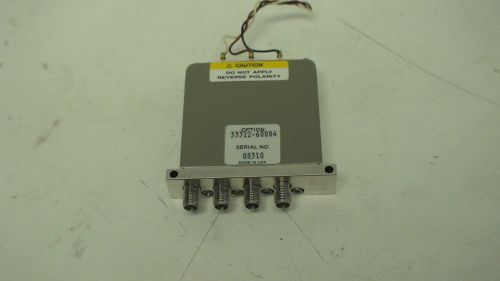 HP 33312-60004  DC to 18GHz frequency range  4 port SMA Coaxial Switch 24V